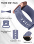 Minyee Floral Engraved Band Compatible with Fitbit Versa 2, Cute Soft Silicone Dandelion Flower Pattern Sport Strap for