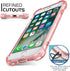 ORIbox Shockproof Case for iPhone SE 2022/2020, Compatible with iPhone 8/7, with 4 Corners Protection (Pink)