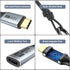 1FT Pack 5, 10Gbps 100W Small USB C Extension Cable of Short USBC Extender Cord, USBC Male to Female PD Charging