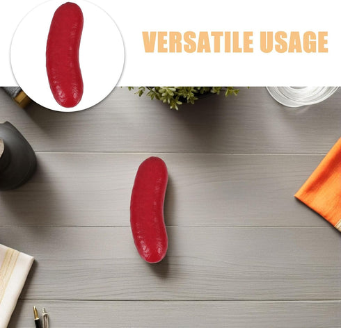 8pcs Fake Sausage Prop - Realistic Artificial Food Models - Simulation Hot Dog Decoration - Plastic Sausages for Market