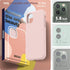 SURPHY iPhone 11 Pro Max Case, Thickened Liquid Silicone Phone Case with Microfiber Lining, Pink