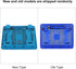 Portable Quiet Laptop Cooler Cooling Pad Stand with USB for 14 Inch Below Notebook (Blue)