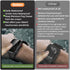 Goton Waterproof Privacy Case for Apple Watch Series 9 8 7 6 5 4 SE Ultra 40mm 44mm 41mm 45mm 49mm, Hard PC Bumper Tempered Glass Screen Protector for iWatch Cover Accessories, 41mm BlackBlack by Goton