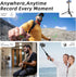 KINGJOY 61" Selfie Stick Tripod with Bluetooth Remote, Heavy Duty Aluminum Extendable Vlogging Stand with Metal Base
