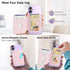 17/17 pro/16/15/14/13/12 4-Card TopMade for MagSafe Wallet, Strongest Magnetic Card Holder for iPhone Series, Holder