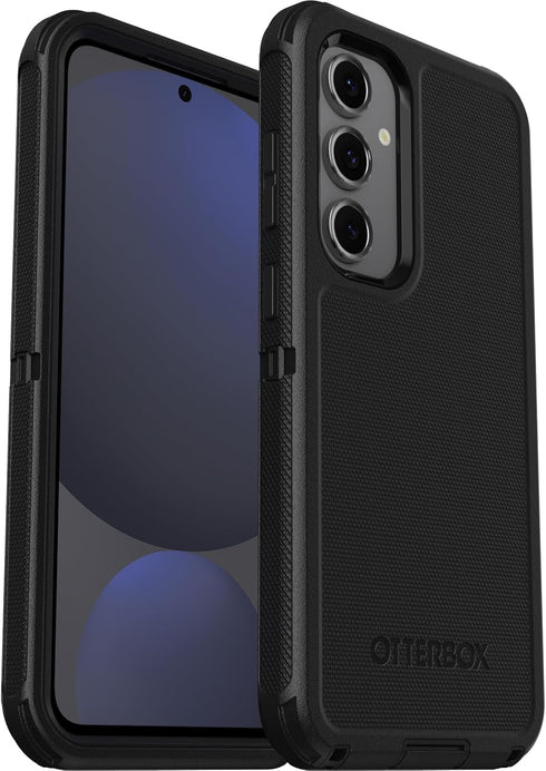 OtterBox S24 Samsung Galaxy FE Defender Series Case - Black, Rugged & Durable, with Port Protection