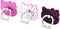 Kitty Cell Phone Ring Grip Stand Holder - Car Mounts in Black, Pink, Silver/Pink Rim