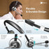 Earbay USB Headset with Microphone for PC, Noise Cancelling Computer Headset with 3.5mm Jack On-Ear Wired Headphones