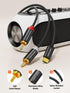 CableCreation USB C to RCA Audio Cable 3.3FT, Type-C to 2 Male Y RCA Splitter for iPhone 15 Series, Home Theater,