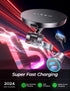 LISEN Adjustable 15W Ultra Magnetic Car Charger Kit for Magsafe, Foldable Wireless Charger with 38W Car Charger for