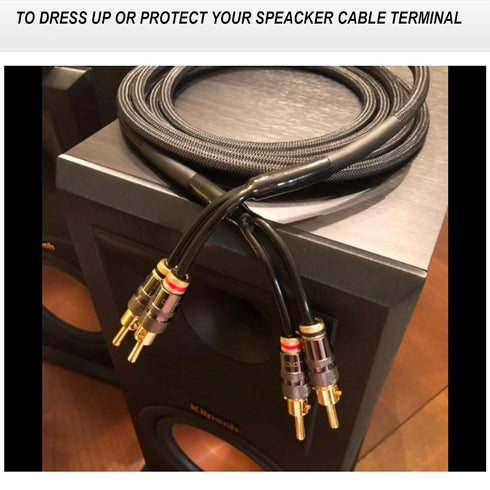 Cable Pants, Speaker Wire Pants 10MM 2 Conductor ( 10MM-2x 3.9.0MM, 8-Pack) for DIY Speaker Cables