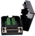Oiyagai DB15 Female 15Pin Connector Adaptor with Case, Nut Terminal Breakout Board Signal Module, Free Welding