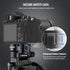Neewer GM34 Camera Quick Release Plate Kit, Auto Lock Square QR Mount Plate with Arca Type Clamp Base