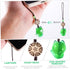 Cartoon Fox Phone Charm Key Chain Cell Phone Strap, Green Pendant for Car, Purse, and Hanging Decor
