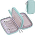 DDgro Tech Organizer Travel Carrying Case, Cables Pouch for Electronics Accessories, Mint Green, PU-M
