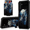 Galaxy A15 5G Wallet Case with Card Holder and Kickstand, Dual Layer Heavy-Duty Shockproof Case, Roaring Wolf