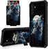 Galaxy A15 5G Wallet Case with Card Holder and Kickstand, Dual Layer Heavy-Duty Shockproof Case, Roaring Wolf