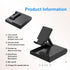 DOSS Cell Phone Stand with Wireless Bluetooth Speaker, 15W Wireless Charger, 4-in-1 Function, Adjustable Phone Holder