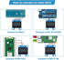 Hosyond 5 1.3 Inch I2C 128x64 SH1106 Pcs IIC OLED Display Module Pixel Screen Module Compatible with Arduino/Raspberry