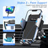 Car Phone Holder Mount, Super Stable Air Vent Cell Phone Car Mount with 2024 Newest Metal Hook Clip, 360° Rotation, One