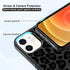 Cute Black Leopard Cheetah Print Phone Case for iPhone 12 Mini, Preppy Girls Women, 5.4"