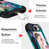 Hocase Heavy Duty Case for iPhone SE 2022/2020, Shockproof Protection Hard Plastic+Silicone Rubber Hybrid (4.7") -