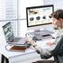 HUANUO Metal Vented Laptop and Monitor Stand for Home & Office