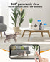 TMEZON Video Pet Dog Camera, Indoor Two Way Wireless Security Camera Monitor 1080P with Phone App, Motion Detection,