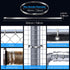Metal Zip Ties - 100 Pcs 11.8 Inch 304 Stainless Steel Multi-Purpose Cable Ties for Outdoor Use