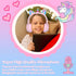 Unicorn Kids Headphones, Foldable Bluetooth Headphones for Girls Boys Toddlers, Light Up Wireless Headphone Birthday