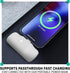 3-in-1 Portable Charger 5000 mAh Battery, Ultra-Compact Fast Charging for iPhone, USB-C Devices, Smartwatch (White)