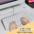 Ultra-Slim 78keys USB-C Mini Wired Keyboard with Media Hotkeys for Apple Mac Pro, MacBook, iMac, Air, Mac Mini, Windows