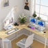 gianotter 2-Tier Metal Monitor Stand Riser, Desk Organizer for Office Supplies in White