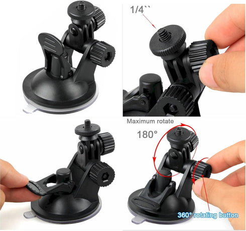 DaVoice Car Phone Mount - Cell Phone Holder for iPhone XS/XR/8/7/6S/6 Plus SE, Samsung Galaxy, Google Pixel XL