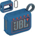 JBL Go 4 Silicone Cover Case, Protective Skin Holder for Ultra Portable Bluetooth Speaker Accessories (Blue)