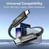 USB 4 Cable Replacement for Thunderbolt 4/3, 6.6ft, Supports 8K HD Display, 40 Gbps Data Transfer, Type-C