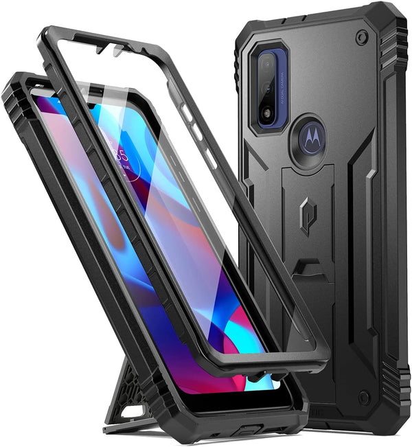 Poetic Revolution Series Case for Motorola Moto G Pure 6.5 inch (2021 Release), Rugged Dual-Layer Shockproof Cover
