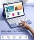 iPad 10th Generation Case with Keyboard (10.9", 2022), Multi-Touch Trackpad, Detachable Keyboard Folio Cover with