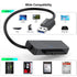 SATA to USB 3.0 Adapter 2 Pack, USB SATA III Hard Drive to USB Adapter Cable for 2.5 Inch SSD Data Transfer