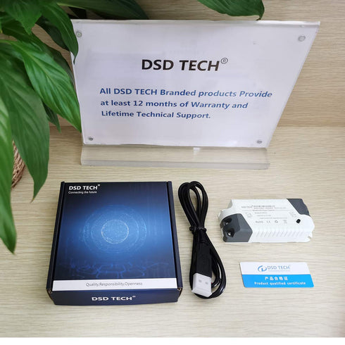 DSD TECH SH-BT01C Bluetooth Relay V2, Support Timer and Security Code for iOS and Android