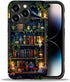 DAIZAG Compatible with iPhone 14 Pro Max Case,Book Lover Bookshelf Full Pattern Plastic