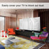 SKARUMMER Foam Flat Screen TV Cover Fits Up to 65''W x 36''H for Protection During House Moving or Home Renovation