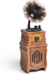 Retro Bluetooth Speaker, FM Radio, Wireless Connect, Bass, USB/TF/AUX Player, Portable Rechargeable Vintage Radio for