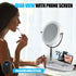 USBERG 5'' Magnetic Phone Vlog Selfie Monitor Screen for iPhone Wireless Back Camera Monitor with Bluetooth Remote