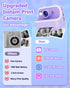 Instant Print Camera for Kids, Christmas Birthday Gifts, Dual Camera 1080P Digital Toys for Ages 4-10 with 32GB Card