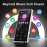 AGXOV 128GB MP3 5.3, (1.77''128GB) Player with Bluetooth Music Player with Built-in HD Speaker, FM Radio, Voice