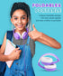 C3 Kids Headphones Wired, On-Ear for Boys Girls with 3.5mm Jack, Foldable, Adjustable, Purple