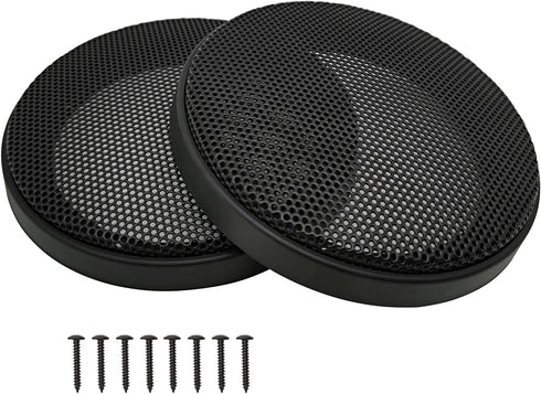 3" Speaker Grill Covers, Car Subwoofer Guard Protector, Black - 2Pcs