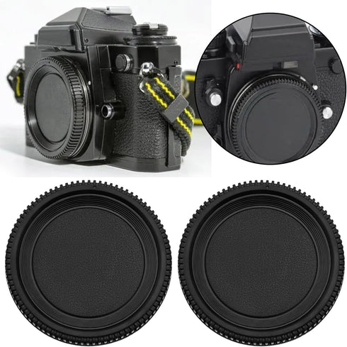 2pcs Camera Body Cap Replacement for Nikon F Lens Mount Cameras F3 FM2 F4 D6200 D5600 Df D3 D600 D810
