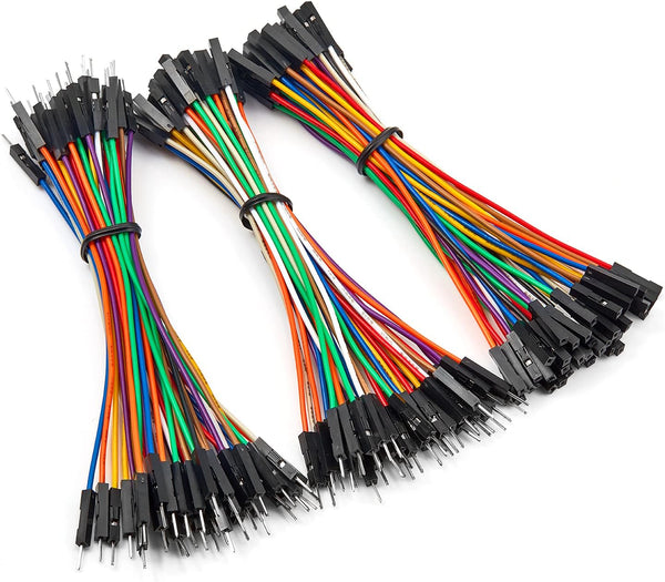 Chanzon 120pcs 10cm Header Jumper Wire Dupont Cable Line Connector Assorted Kit for Arduino Raspberry Pi